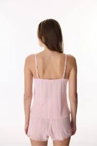 Penti Pink Lotus Pointel Tank Top Pajamas Tops - Image 4