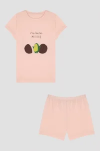 Penti Girls' Avokado Printed Pajama Set - Image 6