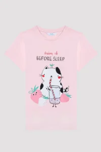 Penti Girls' Before Sleep Multicolored Pajama Set - Image 2