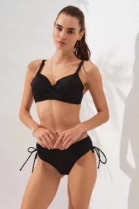 Pierre Cardin SOLE Covered Shaping Bikini-Black - Image 3