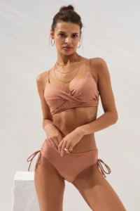 Pierre Cardin 231229 Bronze Sole Covered Bikini Set - Image 4