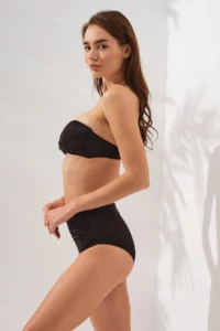 Pierre Cardin ANNA SOFT Strapless Bikini Set-Black - Image 4