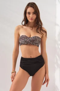 Pierre Cardin Anna Soft Strapless Bikini Set Leopard 231239-D