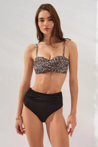 Pierre Cardin Anna Soft Strapless Bikini Set Leopard 231239-D - Image 2