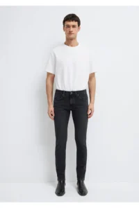 Mavi James Classic denim Dark Anthracite Smoke Jeans Pants 90647 - Image 3