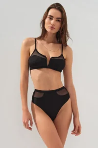 Pierre Cardin Polina Strappy V Tulle Bikini Tulle Black New Season Rl231244