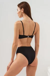 Pierre Cardin Polina Strappy V Tulle Bikini Tulle Black New Season Rl231244 - Image 2
