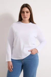 Trendyol Curve Black-White-Brown 3 Sets Paket Normal Pattern Basic Crew Neck Knitting T-Shirt - Image 2