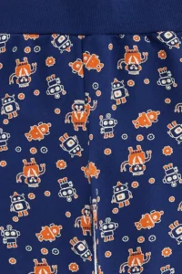 DeFacto Baby Size Robot Patterned Tracksuit Bottom - Image 2