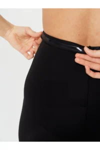 MİSTİRİK Porfy Model Laser Cut Non-marking Short Shorts Biker Sports Tights Black Color - Image 2