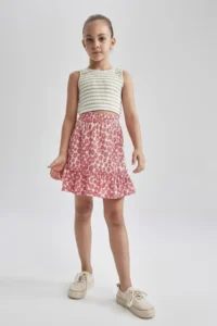 DeFacto Girls' Regular Fit Skirt - Image 3