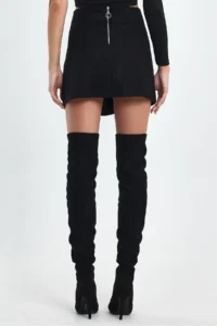 Ceylen Rope with accessories Suede Skirt - Image 8