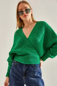 Bianco Lucci Women Binding Detailed Knitwear Cardigan