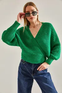 Bianco Lucci Women Binding Detailed Knitwear Cardigan - Image 4