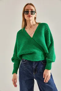 Bianco Lucci Women Binding Detailed Knitwear Cardigan - Image 5