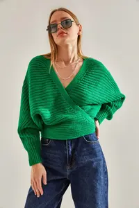 Bianco Lucci Women Binding Detailed Knitwear Cardigan - Image 7