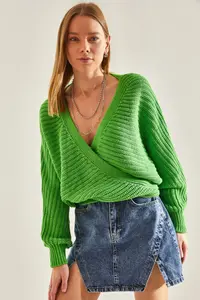 Bianco Lucci Women Binding Detailed Knitwear Cardigan
