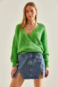 Bianco Lucci Women Binding Detailed Knitwear Cardigan - Image 2