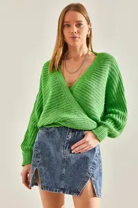 Bianco Lucci Women Binding Detailed Knitwear Cardigan - Image 7