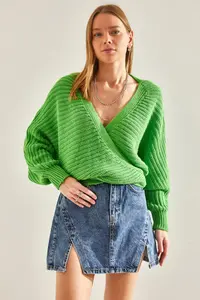 Bianco Lucci Women Binding Detailed Knitwear Cardigan - Image 8