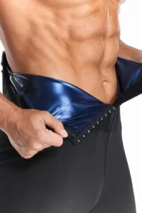 MİSTİRİK Sauna-Tights Model Corset Sauna Thermal Tights with High Waist Agraffiti with Lifting and Firming Effect - Image 2