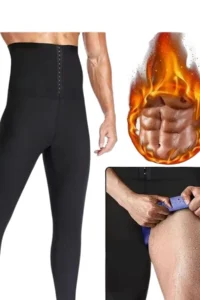 MİSTİRİK Sauna-Tights Model Corset Sauna Thermal Tights with High Waist Agraffiti with Lifting and Firming Effect - Image 3