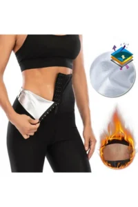MİSTİRİK Sauna-Tights Model Corset Sauna Thermal Tights with High Waist Agraffiti with Lifting and Firming Effect - Image 2
