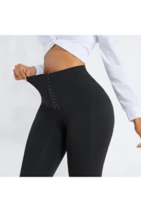 MİSTİRİK Sauna-Tights Model Corset Sauna Thermal Tights with High Waist Agraffiti with Lifting and Firming Effect - Image 3