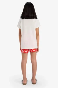 DeFacto 100% Cotton Anime Printed Pajama Set Girls - Image 6