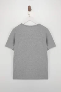 Trendyol Curve White-Gray-Navy Blue 3 Sets Paket Plus Size T-Shirt - Image 9