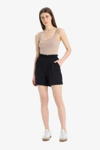 DeFacto Paperbag High Waist Wide Leg Belmando Shorts - Image 3