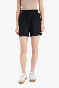 DeFacto Paperbag High Waist Wide Leg Belmando Shorts - Image 6