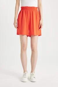 DeFacto Paperbag High Waist Wide Leg Belmando Shorts - Image 4