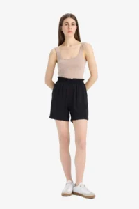 DeFacto Paperbag High Waist Wide Leg Belmando Shorts - Image 2