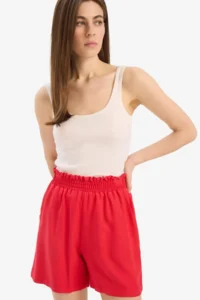DeFacto Paperbag High Waist Wide Leg Belmando Shorts - Image 3