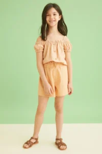 DeFacto Girls' Short Sleeve Blouse - Image 2