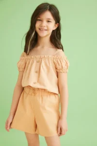 DeFacto Girls' Short Sleeve Blouse - Image 3