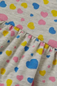 DeFacto Baby Girl Heart Patterned Sleeveless Cotton Knitted Dress T6861a221sp - Image 3