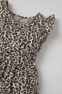 DeFacto Baby Girl Floral Patterned Sleeveless Cotton Knitting Dress - Image 2