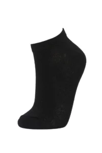 DeFacto Women Basic Plain 3-pack Cotton Slippers Socks - Image 3