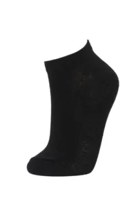 DeFacto Women Basic Plain 3-pack Cotton Slippers Socks - Image 4