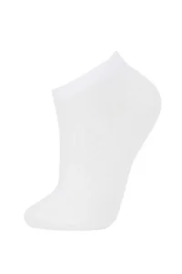 DeFacto Women Basic Plain 3-pack Cotton Slippers Socks - Image 3