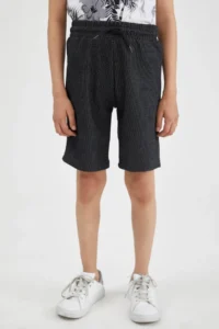 DeFacto Boys' Basic Bermuda Shorts - Image 2