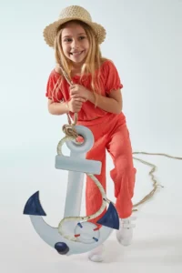 DeFacto Girls' Paperbag Fit Pants - Image 2