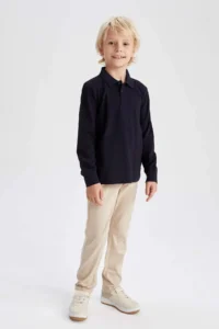 DeFacto T8850a6-fw Boys' Gabardine Pants - Image 2