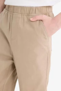 DeFacto Straight Leg Gabardine School Beige Boys' Trousers T8850A6/BG716 - Image 5