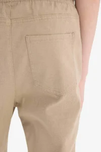 DeFacto Straight Leg Gabardine School Beige Boys' Trousers T8850A6/BG716 - Image 6