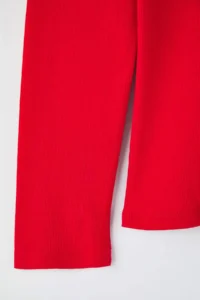 Trendyol Curve Red Dog collar bodycone/Ribbed Knitting Plus Size Blouse - Image 7