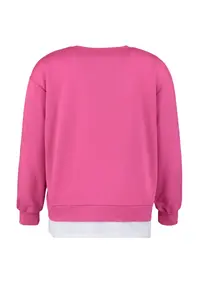 Trendyol Curve Fuchsia Thin Knitting Plus Size Sweatshirt - Image 7