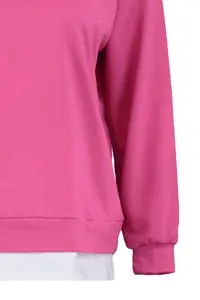 Trendyol Curve Fuchsia Thin Knitting Plus Size Sweatshirt - Image 8